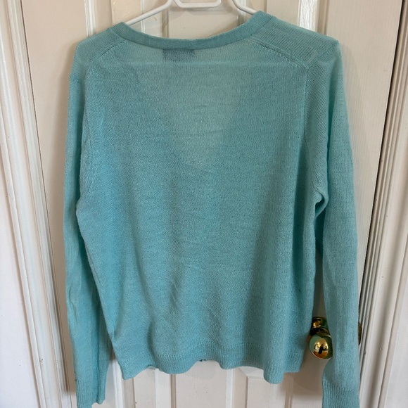 J.Crew sea-foam alpaca cardigan * accepting offers - Picture 2 of 6